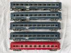 5x Jouef SNCF TEN slaap rijtuigen en restaurant, Hobby en Vrije tijd, Modeltreinen | H0, Gelijkstroom, Jouef, Wagon, Ophalen of Verzenden
