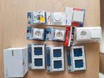 Contactdoos, afdekraam 2 voudig, dimmer+knop, schakelaar, Doe-het-zelf en Verbouw, Ophalen of Verzenden, Zo goed als nieuw, Schakelaar