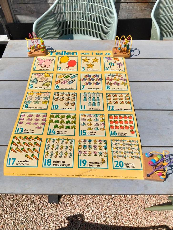 13 school posters, ook leuk voor kinderdagverblijf, Diversen, Rommelmarktspullen, Ophalen