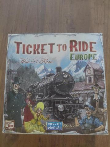 Bordspel ticket to ride Europe beschikbaar voor biedingen