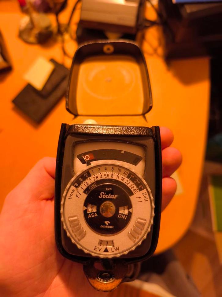 Sixtar Gossen Lichtmeter Vintage Jaren 60, Audio, Tv en Foto, Fotografie | Doka Toebehoren, Gebruikt, Doka-onderdelen, Draagbaar