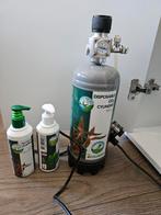Co2 fles na vulbaar, Dieren en Toebehoren, Vissen | Aquaria en Toebehoren, Ophalen, Zo goed als nieuw, Filter of Co2