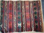 Turkse handgeknoopte Kelim - helft van een tapijt, Gebruikt, Ophalen of Verzenden, Rechthoekig, Overige kleuren
