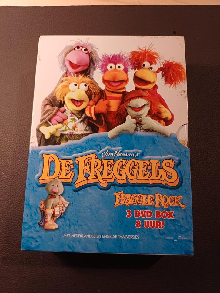 De Freggels - Fraggle Rock dvd Box (3 dvd's), Cd's en Dvd's, Dvd's | Kinderen en Jeugd, Zo goed als nieuw, Tv fictie, Poppen, Boxset