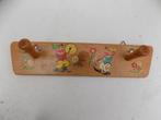 Kinder kabouter kapstok vintage retro kinderkamer jaren 60, Wandkapstok, Gebruikt, Ophalen of Verzenden, Minder dan 100 cm
