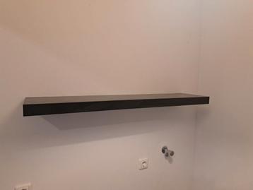Lack Ikea zwartbruine wandplank 2x beschikbaar voor biedingen