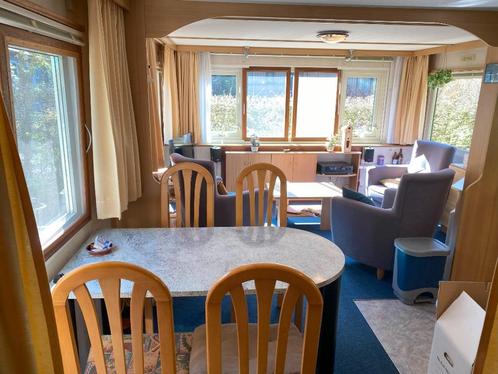 Mooi chalet op park de Maarnse Berg in Doorn, veel privacy, Caravans en Kamperen, Stacaravans, tot en met 4, Ophalen of Verzenden