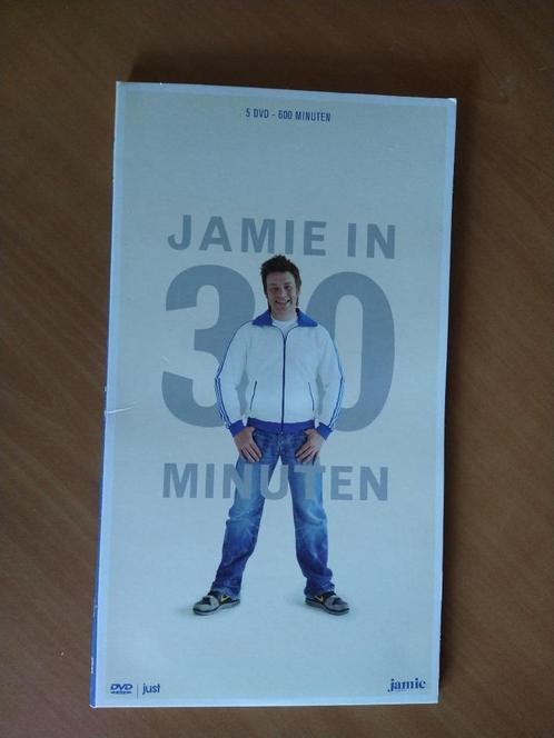 5-DVD-box Jamie in 30 minuten - Jamie Oliver, Cd's en Dvd's, Dvd's | Documentaire en Educatief, Zo goed als nieuw, Overige typen
