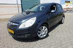 Opel Corsa 1.4-16V Enjoy -1400 motor - cr. contr. -mistlampe, Voorwielaandrijving, Zwart, 4 cilinders, Origineel Nederlands