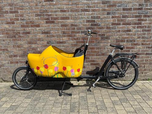 CargoBike Lang Bakfiets nl Klomp edition €1 250,-, Fietsen en Brommers, Fietsen | Bakfietsen, Gebruikt, Overige merken, 2 kinderen
