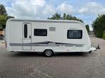 Hobby 490 KMF deluxe 2012 mover airco luifel Isabella tent, Caravans en Kamperen, 75 kg, Particulier, 5 tot 6 meter, Tot en met 6