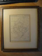 origineel Kuyperkaartje van de gemeente Waalre ca. 1867, Boeken, Atlassen en Landkaarten, Gelezen, Ophalen of Verzenden, Landkaart