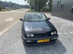 Volkswagen Golf 1.8 Cabriolet 55KW E2 1994 Zwart, Auto's, Voorwielaandrijving, 74 pk, 4 cilinders, Cabriolet