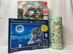 3 Cat themed jigsaw puzzles, Verzenden, 500 t/m 1500 stukjes, Zo goed als nieuw, Legpuzzel