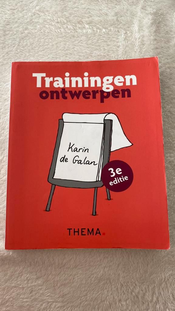 Karin de Galan - Trainingen ontwerpen, Boeken, Wetenschap, Zo goed als nieuw, Ophalen of Verzenden