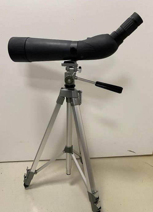 Outdoor verrekijker met statief, Audio, Tv en Foto, Optische apparatuur | Verrekijkers, Gebruikt, Overige typen, 20x of meer, Met hoes of tas