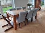 Eettafel massief hout          eet tafel ECHT TEAK HOUT, Ophalen, Teakhout, 200 cm of meer, 50 tot 100 cm