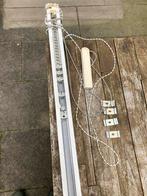 Lamellenrails met bevestiging clips, Huis en Inrichting, Stoffering | Gordijnen en Lamellen, Ophalen, Gebruikt, Wit, 200 cm of meer