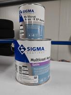 Sigma Multicoat Aqua 2K EP - 2,5 liter - Kleur 7021, Doe-het-zelf en Verbouw, Nieuw, Ophalen of Verzenden, Verf, Grijs