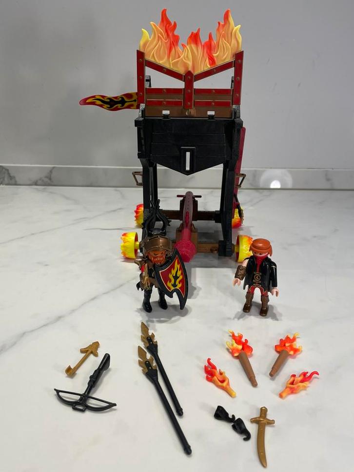 Playmobil Novelmore 70393 Burnham Raiders Vurige Stormram, Kinderen en Baby's, Speelgoed | Playmobil, Zo goed als nieuw, Ophalen of Verzenden