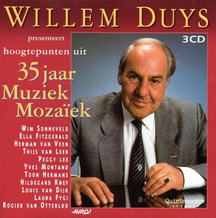 Willem Duys - 35 Jaar Muziek Mozaïek 3XCD, Cd's en Dvd's, Cd's | Nederlandstalig, Zo goed als nieuw, Pop, Verzenden