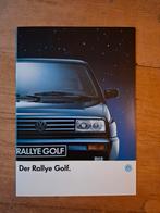Volkswagen Rallye Golf brochure, Ophalen of Verzenden, Zo goed als nieuw, Volkswagen