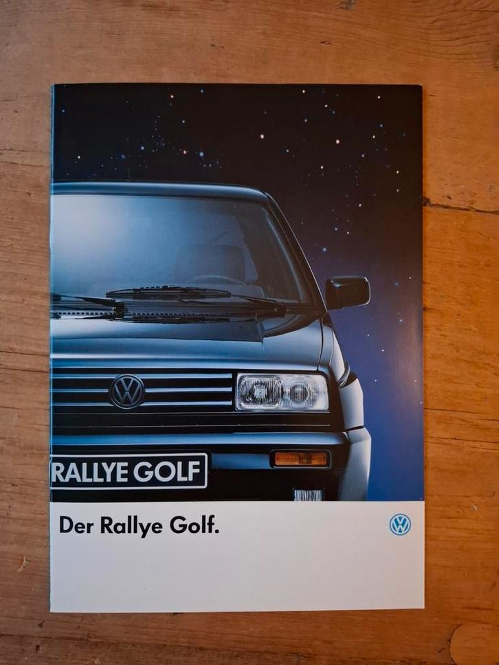 Volkswagen Rallye Golf brochure, Boeken, Auto's | Folders en Tijdschriften, Zo goed als nieuw, Volkswagen, Ophalen of Verzenden
