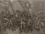 Nachtwacht - Rembrand-Tin - Reliëf, Antiek en Kunst, Ophalen of Verzenden