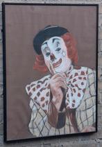 Pipo de Clown/Cor Witschge. Ad van Dijk. Pastel. 50/65 cm., Antiek en Kunst, Ophalen