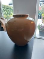 Adco Vaas - Taupe Keramiek - Nederlands Design, Overige kleuren, Aardewerk of Porselein, Ophalen of Verzenden, Zo goed als nieuw