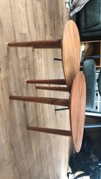 Houte bijzet taveltjes, Huis en Inrichting, Tafels | Statafels, Ophalen, Gebruikt