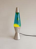 RETRO LAVALAMP | BLAUW/GEEL, Huis en Inrichting, Lampen | Tafellampen, -, -, Ophalen of Verzenden, -