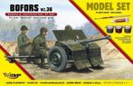 Bouwpakket Hobby Mirage schaal 1:35 Bofors anti tank 835061, Hobby en Vrije tijd, Modelbouw | Auto's en Voertuigen, 1:32 tot 1:50