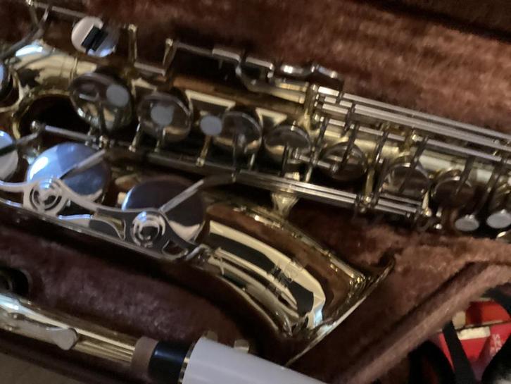 Yamaha alt sax, Muziek en Instrumenten, Blaasinstrumenten | Saxofoons, Zo goed als nieuw, Alt, Ophalen