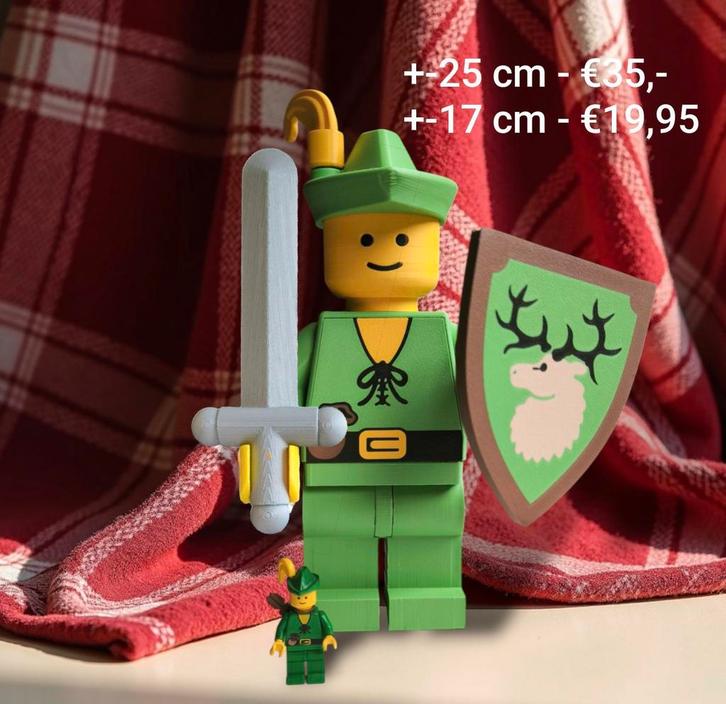 Mega maxi minifigure minifig

Van een vintage lego forestmen, Kinderen en Baby's, Speelgoed | Duplo en Lego, Nieuw, Ophalen of Verzenden