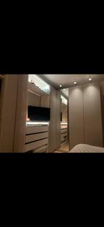 IKEA PAX kledingkast, gedemonteerd, ondiep & hoog, Huis en Inrichting, Kasten | Kledingkasten, Overige materialen, Gebruikt, 200 cm of meer