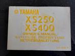 Yamaha XS400  XS250 ownersmanual, Ophalen of Verzenden, Yamaha