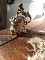 Bronzen olielampje, Antiek en Kunst, Ophalen of Verzenden