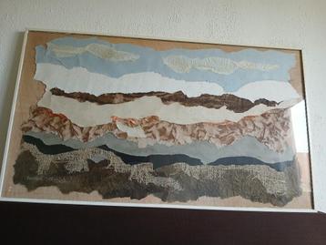 Aat A. van Dijk, Collagewerk op paneel beschikbaar voor biedingen