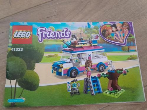 Lego Friends 41333; Olivia's Missievoertuig, Kinderen en Baby's, Speelgoed | Duplo en Lego, Zo goed als nieuw, Lego, Complete set