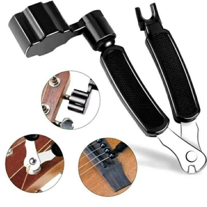 3-in-1 gitaarwinder snijder en pin puller gitaarsnaar, Muziek en Instrumenten, Instrumenten | Onderdelen, Nieuw, Akoestische gitaar