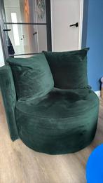 Nous Living Wehkamp fauteuil donkergroen, Ophalen, Eenpersoons, 75 tot 100 cm, Zo goed als nieuw
