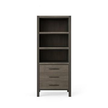 Haluta - Boekenkast Morandi - 72x40x195 - Grijs beschikbaar voor biedingen