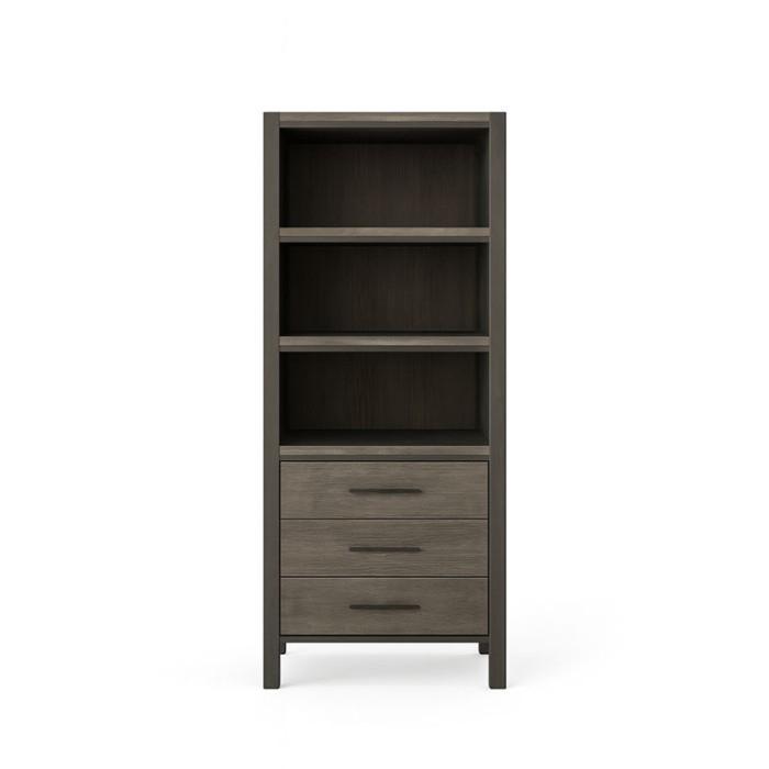Haluta - Boekenkast Morandi - 72x40x195 - Grijs, Huis en Inrichting, Kasten | Boekenkasten