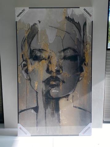 Reinders schilderij zwart/goud/grijs 118 cm x 70 cm beschikbaar voor biedingen