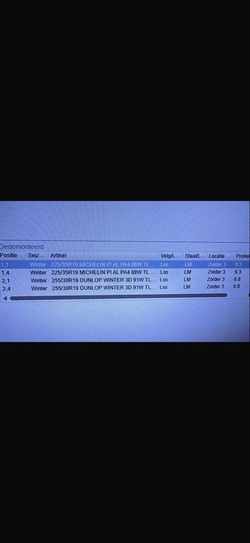 4 Goede Banden voor BMW Z4 - Winterbanden beschikbaar voor biedingen