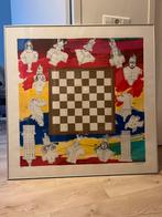 Corneille Schaakbord Zeefdruk 1990, Gesigneerd, Ophalen