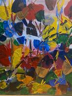 Krachtig Schilderij "Mariposa" incl lijst, Gesigneerd., Antiek en Kunst, Kunst | Schilderijen | Abstract, Ophalen of Verzenden