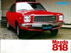 Folder Mazda 818 1976, Ophalen of Verzenden, Gelezen, Mazda