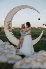 Bruiloft / backdrop / photobooth / decoratie / te koop, Ophalen, Versiering, Geboorte of Huwelijk